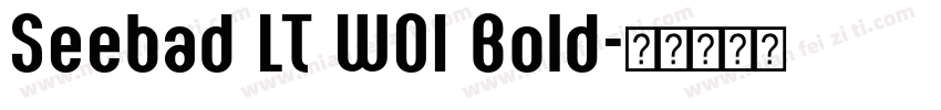 Seebad LT W01 Bold字体转换